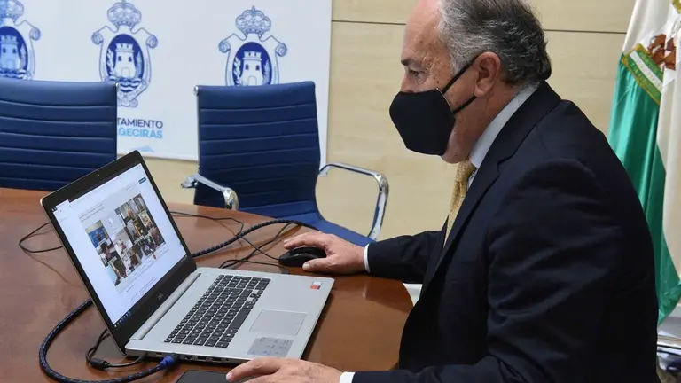 Landaluce, en la junta de seguridad.
