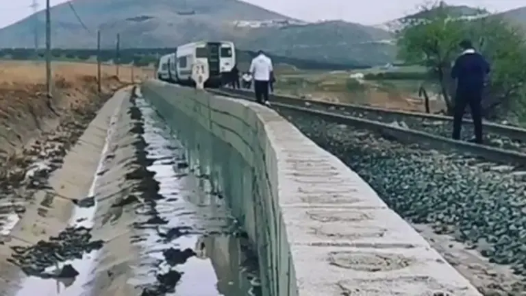 Imagen del accidente.