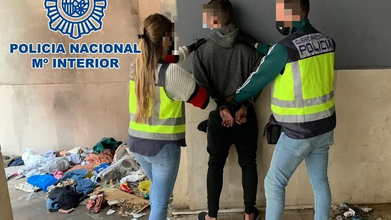 Momento de la detenci&oacute;n.