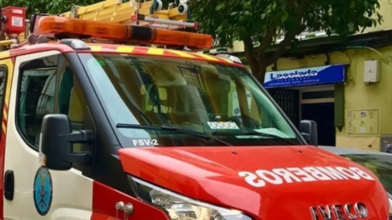 Un coche de Bomberos.