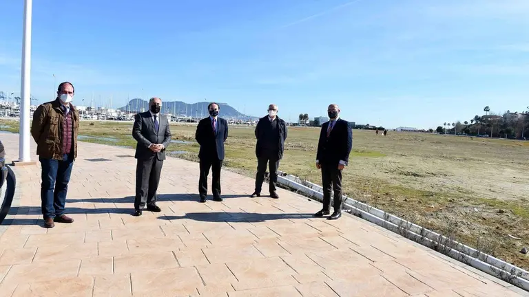 Visita a las obras.