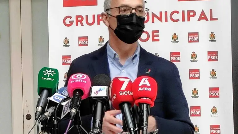 Juan Lozano, durante la rueda de prensa.
