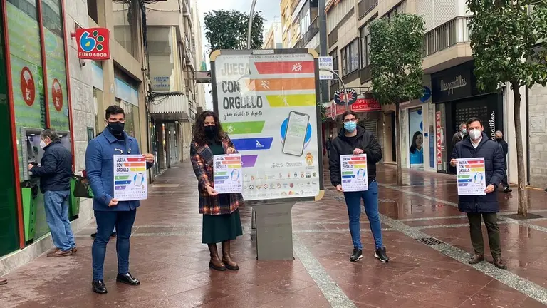 Un instante del acto.