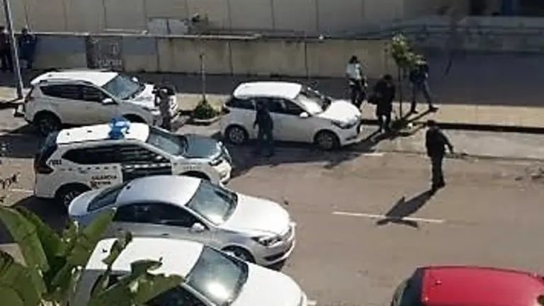 Operaci&oacute;n en Algeciras de la Guardia Civil.