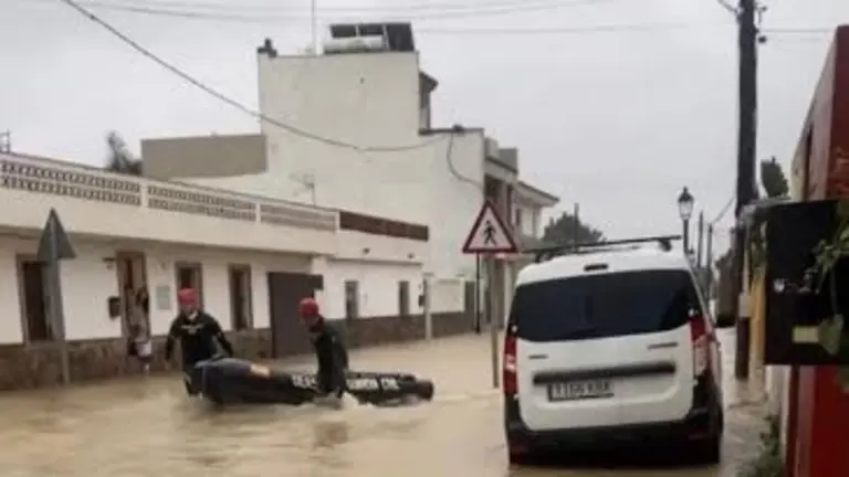 Rescate en Los Barrios.
