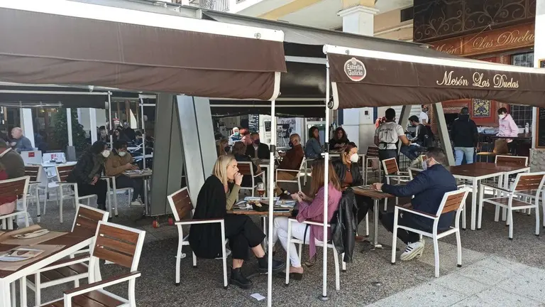 terraza en Algeciras.