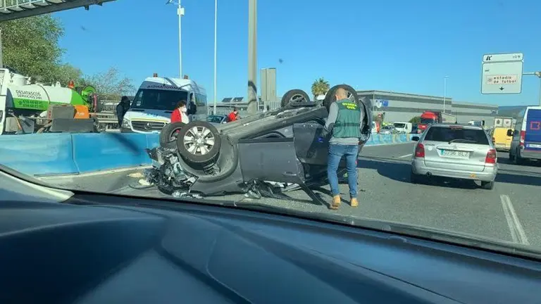 Accidente en la A-7.