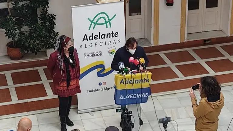 Rodr&iacute;guez y Viso, durante la rueda.