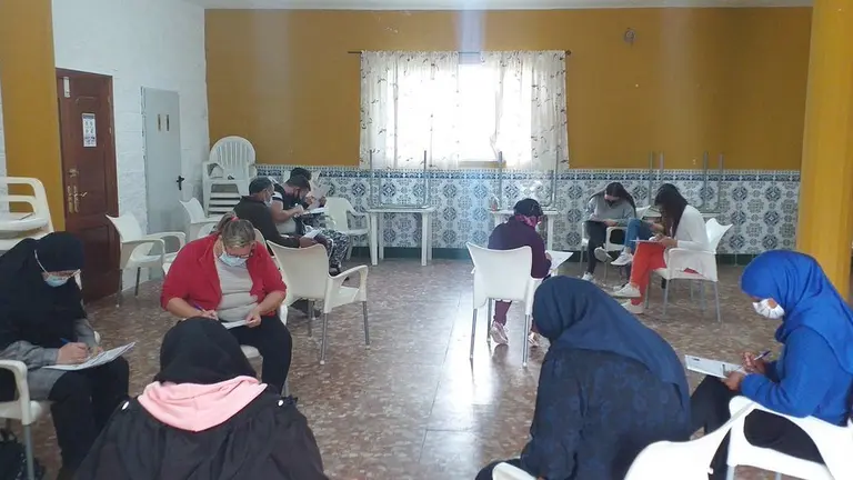 Un momento del curso.