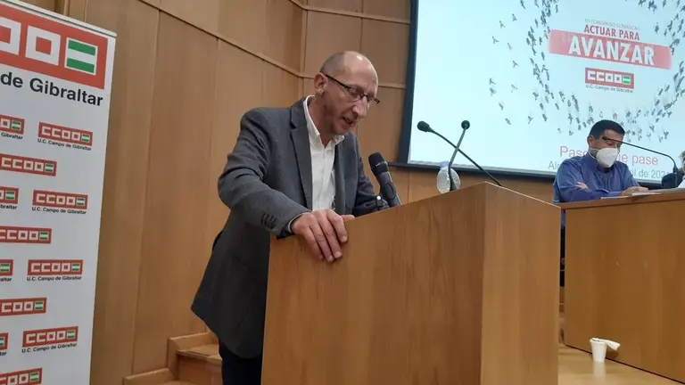 Manuel Triano, durante el Congreso.