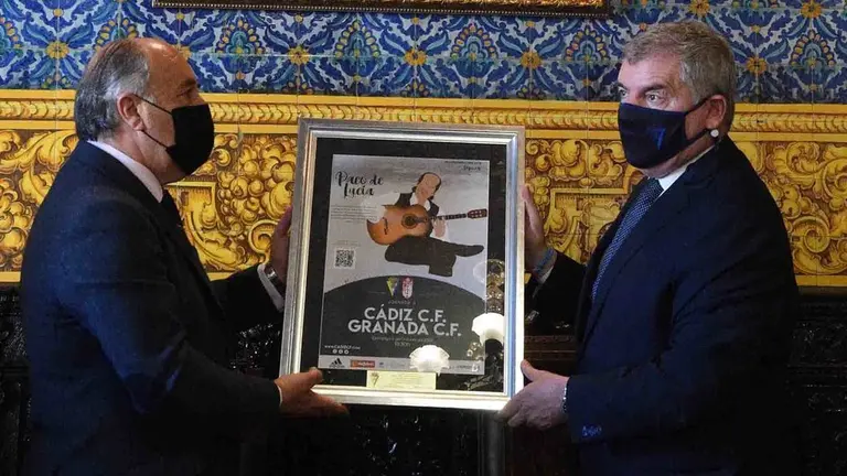 recibimiento presidente del cadiz