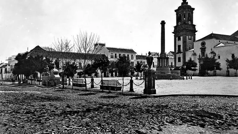 Imagen de la plaza Alta de 1870 de George Washington Wilson