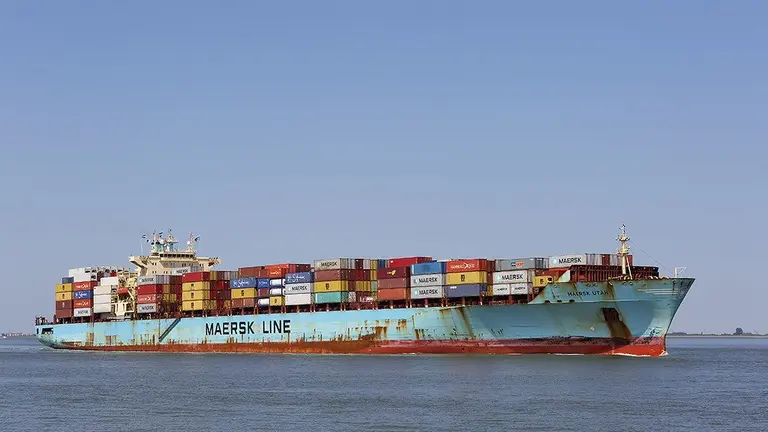 El Maersk Utah, uno de los barcos