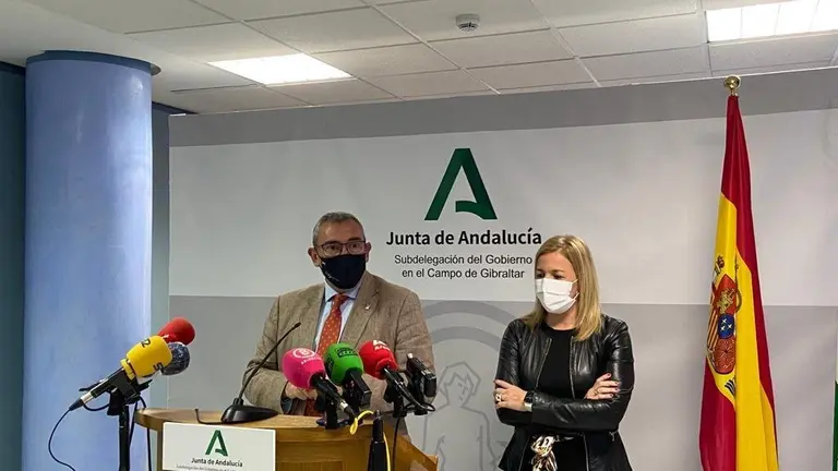 Un momento de la rueda de prensa.