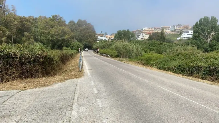 Zona desbrozada.