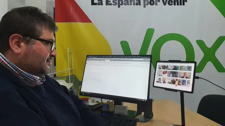 Gallardo, en un pleno.