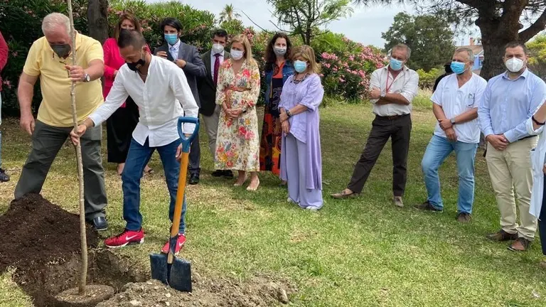 Un instante de la plantaci&oacute;n.