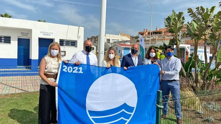 Bandera azul.