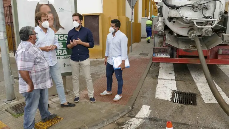 Un momento de la visita a La Bajadilla.