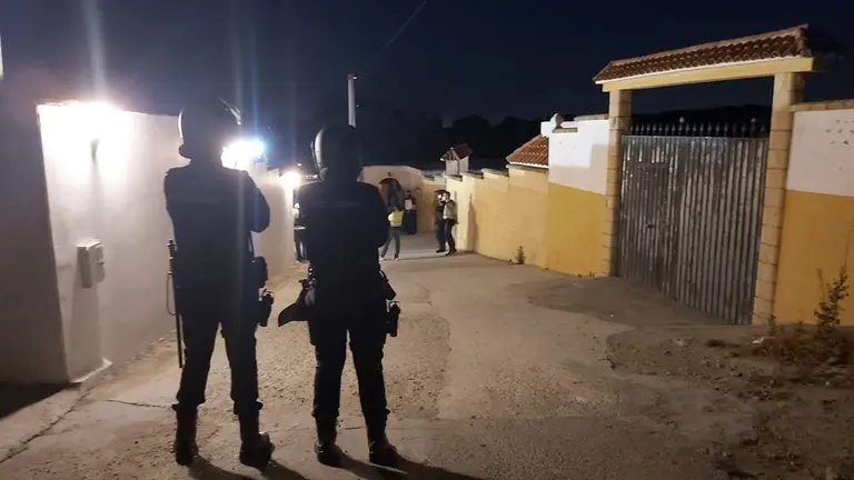 Un momento de la operaci&oacute;n.