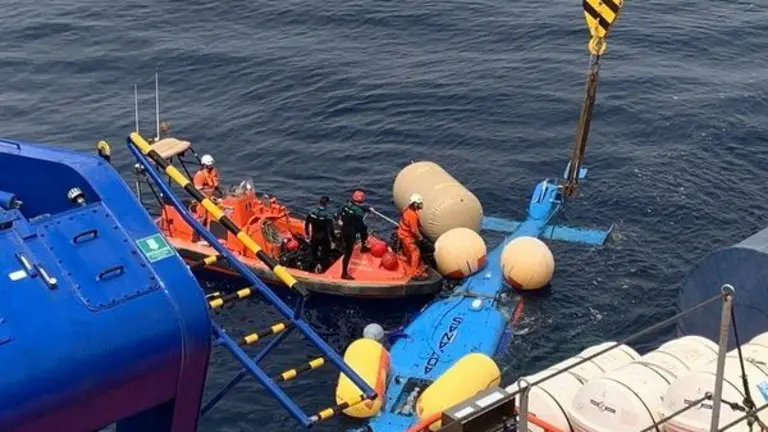 Helic&oacute;ptero recuperado.