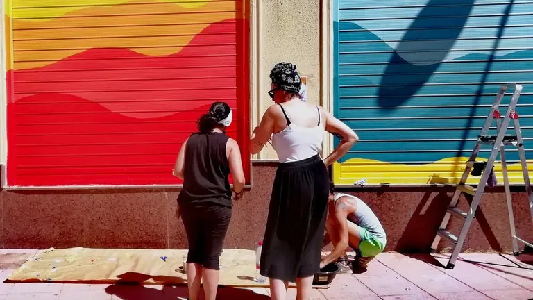 Voluntarios de Barrio Vivo.