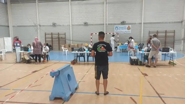 Vacunaci&oacute;n en Algeciras.