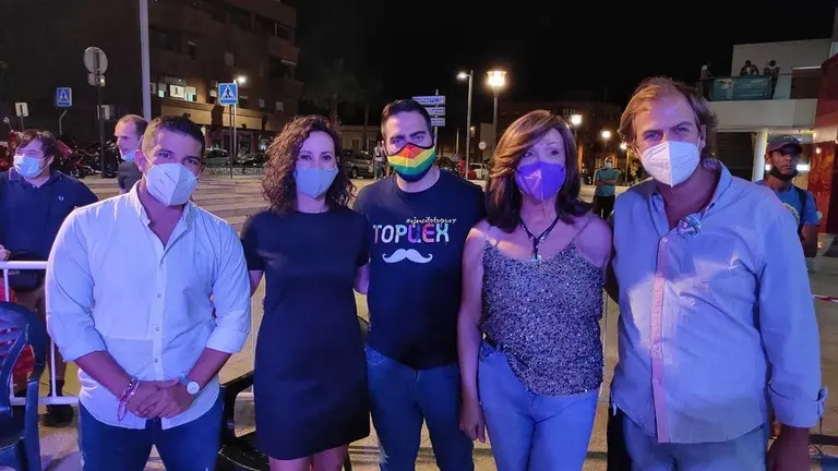 Representaci&oacute;n municipal en el Orgullo.