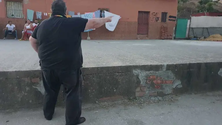 Gallardo, en la zona.