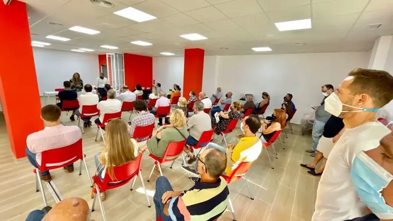 Imagen encuentro militancia con Irene en Algeciras
