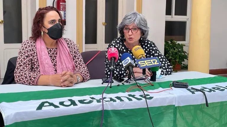 Adelante Andaluc&iacute;a Pilar Gonz&aacute;lez &Aacute;ngela Aguilera