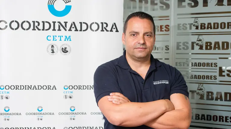 Antol&iacute;n Goya, coordinador general de la Coordinadora Estatal de Trabajadores del Mar CETM