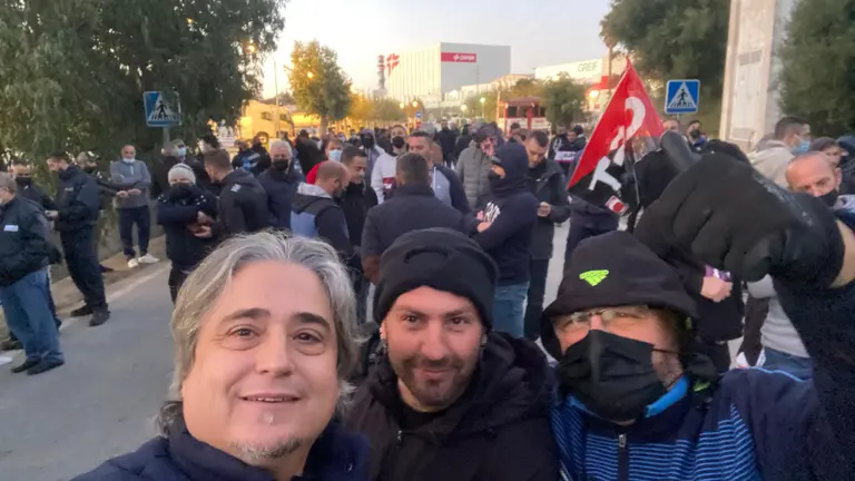 GRIMALDI EN PIQUETE INFORMATIVO