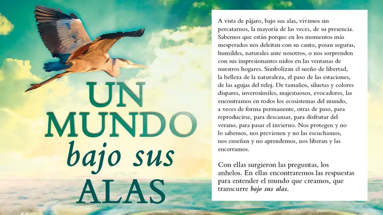 Cubierta bajo sus alas
