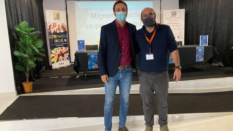 Jos&eacute; Fco Castro Romero y Jos&eacute; Antonio Escribano Barrios de Migrantes en Igualdad