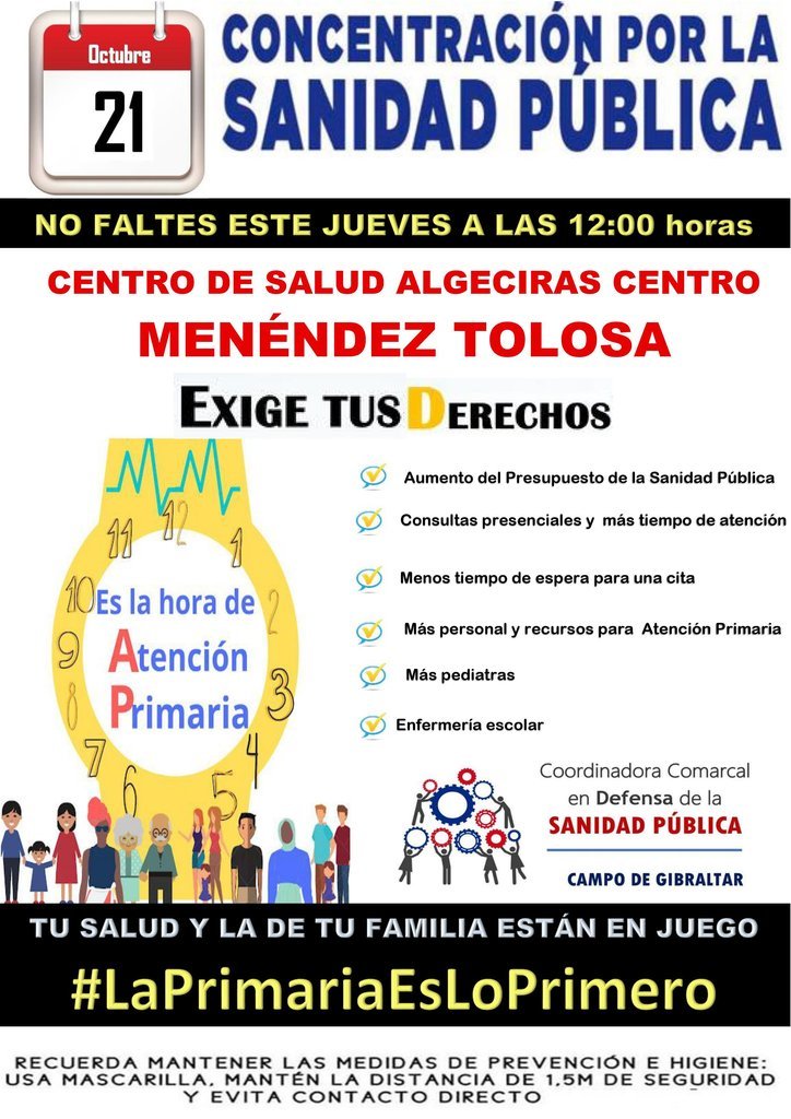Cartel Algeciras Centro 21-10-21